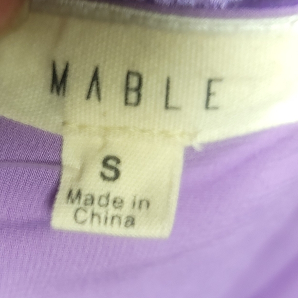 Ruffled light purple size S ladies dress NWT - Picture 4 of 4